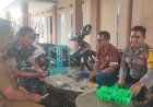 Anggota Polsek Cipatujah, Sampaikan Himbauan Kamtibmas kepada Warga Masyarakat Desa Tobongjaya kec. Cipatujah Kab. Tasikmalaya. 
