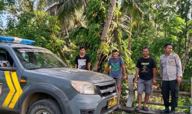 Unit Bhinmas Polsek Pancatengah laksanakan Patroli Dialogis guna meciptakan situasi Kamtibmas Yang aman