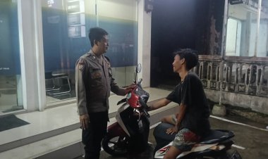 POLSEK SUKARAJA LAKSANAKAN PATROLI KRYD MALAM Hari Selasa, Jaga Ketertiban di Wilayah Sukaraja