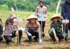 Dukung Program Presiden, Kapolres Tasikmalaya Laksanakan Penanaman Jagung Bersama Forkopimda