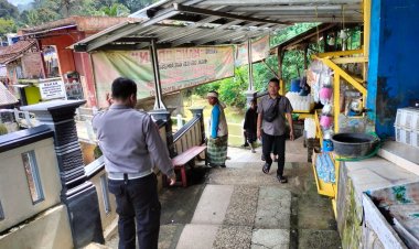 Bripka SOMANTRI Laksanakan Sambang dan Himbauan Kamtibmas di desa Pamijahan kecamatan Bantarkalong