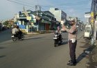 Unit Lantas Polsek Singaparna Laksanakan Gatur Rawan Pagi